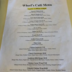 Current Menu (2/15/21)