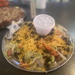 The Gust Hauf - Taco pizza on thin crust