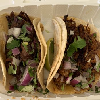 Str8 Up Tacos - The fish taco, I forgot to take the picture first. The photo doesn't do the amount of beef cheeks and tri tip you get, Justice. - Mexican Near Me - Lakewood, California