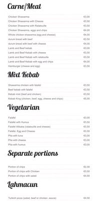 Menu photo 1 Kabab King No. 1 Granada, GR