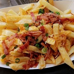 POPonOVERS - Bacon Cheese Fries ~ to die for