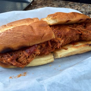 Firestone Grill - Pulled pork BBQ sandwich - not as good as tri-tip - Barbeque Near Me - San Luis Obispo, California Firestone Grill - Pulled pork BBQ sandwich - not as good as tri-tip - Barbeque Near Me - San Luis Obispo, California
