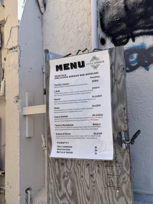 Menu photo 1 Little Sparrow Honolulu, HI