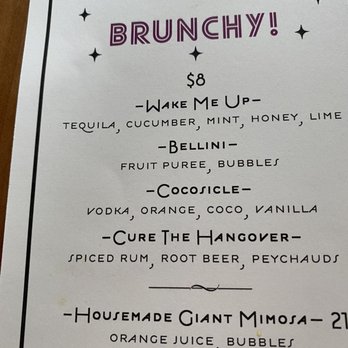 The Carlile Room - Brunch Cocktails - New American Near Me - Seattle, Washington
