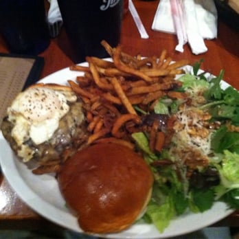 Farren's - Venison burger with fries and salad pricey ($18) but worth it!! - Tacos Near Me - Champaign, Illinois Farren's - Venison burger with fries and salad pricey ($18) but worth it!! - Tacos Near Me - Champaign, Illinois