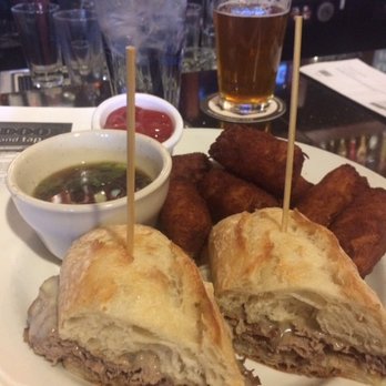 The Side Door Grill and Tap - French Dip with plain tots - American Near Me - Madison, Wisconsin The Side Door Grill and Tap - French Dip with plain tots - American Near Me - Madison, Wisconsin