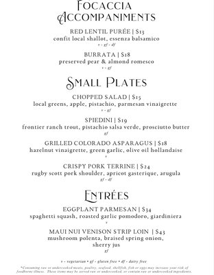 Menu photo 5 Olivia Denver, CO Menu photo 5 Olivia Denver, CO