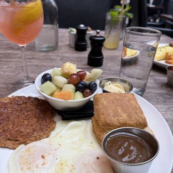 Coppin’s Restaurant & Bar - breakfast combo...the biscuit was the star of the show! - New American Near Me - Covington, Kentucky