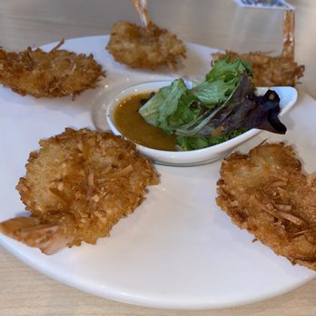 Sensei Asian Bistro - Coconut shrimp with curry - Asian Fusion Near Me - Gainesville, Florida Sensei Asian Bistro - Coconut shrimp with curry - Asian Fusion Near Me - Gainesville, Florida