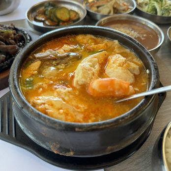 Rice Meats Soup - 2. Assorted Soon Tofu - Asian Fusion Near Me - Buena Park, California Rice Meats Soup - 2. Assorted Soon Tofu - Asian Fusion Near Me - Buena Park, California