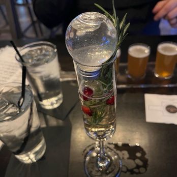 Dented Keg Brewing Company - Cranberry rosemary cocktail - Brewpubs Near Me - Mars, Pennsylvania