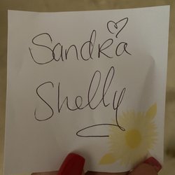 Any Lab Test Now - Plantation - Sandra's handwriting is beautiful! She gave me her name + Shelly so I remember them!(: