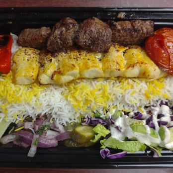 Paradise Kabob - Kabob Mix Plate #2 (Shish Kabob, Boneless Chicken Kabob) - Persian/Iranian Near Me - San Diego, California Paradise Kabob - Kabob Mix Plate #2 (Shish Kabob, Boneless Chicken Kabob) - Persian/Iranian Near Me - San Diego, California