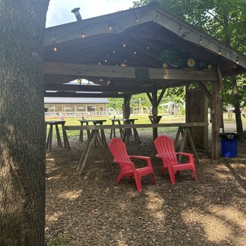 Big Rail Brewing - One of the many outdoor seating options - Brewpubs Near Me - Grove City, Pennsylvania