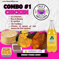 Lulu's Tortilleria - Chicken Combo