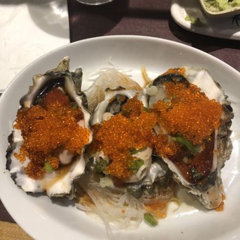 Tenkyu - 3 oysters - Sushi Bars Near Me - San Rafael, California Tenkyu - 3 oysters - Sushi Bars Near Me - San Rafael, California