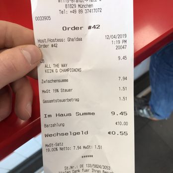Five Guys - 1x Cheeseburger 9,45€ Toppings darf man sich frei auswählen, der Preis bleibt immer gleich. (Außer bei extra Patty/Bun/etc.) - Burgers Near Me - Munich, BY Five Guys - 1x Cheeseburger 9,45€ Toppings darf man sich frei auswählen, der Preis bleibt immer gleich. (Außer bei extra Patty/Bun/etc.) - Burgers Near Me - Munich, BY