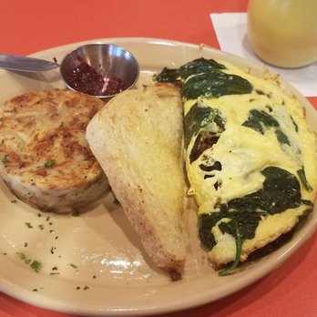Snooze, an A.M. Eatery - 3 egg omelet w/ mushroom, spinach, and bacon. Hash and sourdough toast with a side of jam (already ate one of the pieces of toast) - Breakfast & Brunch Near Me - Westminster, Colorado Snooze, an A.M. Eatery - 3 egg omelet w/ mushroom, spinach, and bacon. Hash and sourdough toast with a side of jam (already ate one of the pieces of toast) - Breakfast & Brunch Near Me - Westminster, Colorado