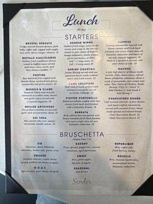 Menu photo 1 Sonder Bakersfield, CA