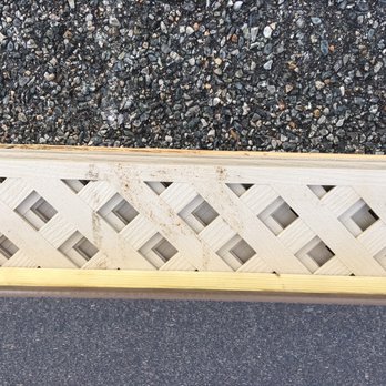 Lowe's Home Improvement - Lattice delivered damaged by XPO Logistics. - Hardware Stores Near Me - Seekonk, Massachusetts