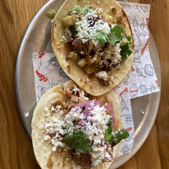 Simmzy's - Pork Taco al Pastor Chicken Tinga Taco - American Near Me - Manhattan Beach, California