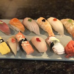 Vinny and Kory - Samples of sushi