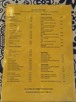 Menu photo 2 Pannenkoekenhuis Upstairs Amsterdam, NH
