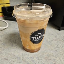 Travelin' Tom's Coffee - Macchiato. $6.00.