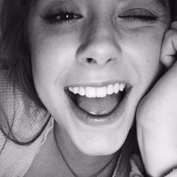 Our lovely client, Sophia, winking in style! Lashes by Courtney.