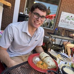 My nephew and the Hugeio burrito! My nephew and the Hugeio burrito!