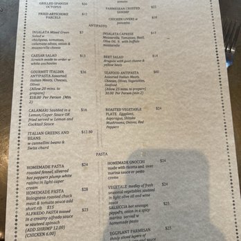 Nancettas Ristorante - Menu - Italian Near Me - Pittsburgh, Pennsylvania