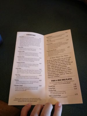 Menu photo 4 Smoky Mountain Barbecue West Jefferson, NC