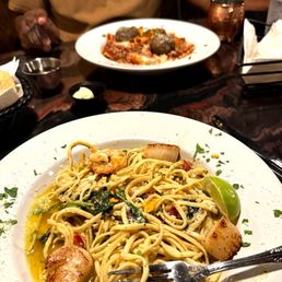 Seafood pasta. If you love crab get it. Seafood pasta. If you love crab get it.