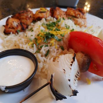 Fadi's Eatery - Chicken Kabob Plate - Mediterranean Near Me - Houston, Texas