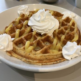 Gourmet Girls - Delicious lemon poppyseed waffle - Bakeries Near Me - Tucson, Arizona