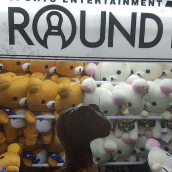 Round1 Bowling & Arcade - Mentor - Bob the Raptor says "Wow that is a lot of stuffed bear mammals." - Arcades Near Me - Mentor, Ohio Round1 Bowling & Arcade - Mentor - Bob the Raptor says "Wow that is a lot of stuffed bear mammals." - Arcades Near Me - Mentor, Ohio