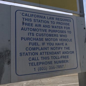 Creekside Shell - This sign is posted at the SHELL gas station - Gas Stations Near Me - Temecula, California