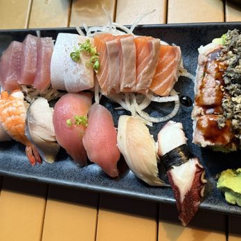 Toro - top: Chef's Choice Sashimi bottom: Nigiri Sushi right: Shortt's Crunch - Sushi Bars Near Me - Carmel, California