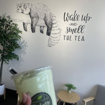 TeaLatte Bar - Avocado smoothie with mango popping boba - Bubble Tea Near Me - Mansfield, Texas