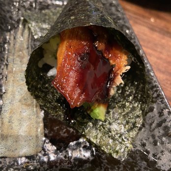 MJ Sushi - Unagi avocado hand roll - Sushi Bars Near Me - Fremont, California MJ Sushi - Unagi avocado hand roll - Sushi Bars Near Me - Fremont, California