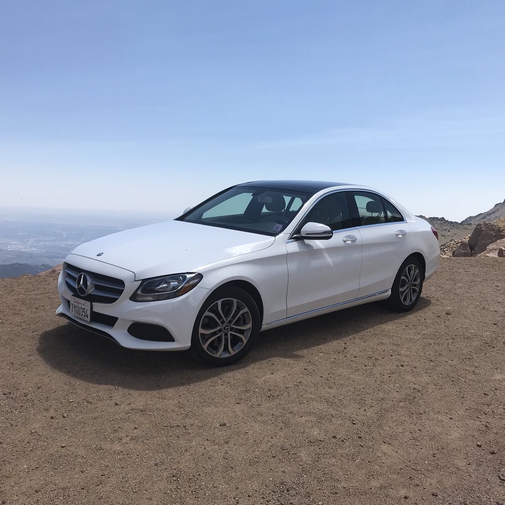 Sixt - LCAR, Mercedes C300 4Matic up on Pikes Peak. - Car Rental Near Me - Denver, Colorado Sixt - LCAR, Mercedes C300 4Matic up on Pikes Peak. - Car Rental Near Me - Denver, Colorado