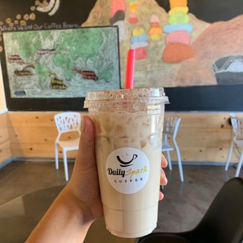 Daily Spark Coffee - Iced Chai Tea latte with cinnamon - Coffee & Tea Near Me - Henderson, Nevada