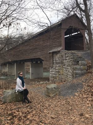 Meems Bottom Covered Bridge by null