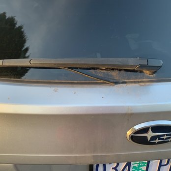 Westside Car Wash - Dirty rear window - Car Wash Near Me - Eugene, Oregon