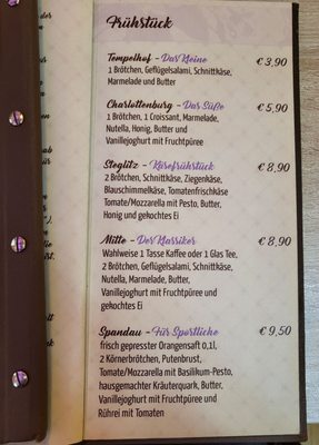 Menu photo 1 Café Wetterstein Berlin, BE