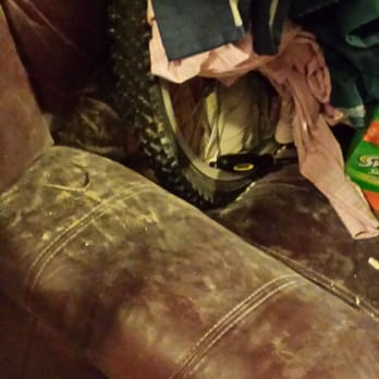 Allied Restoration Specialist - Mess that they left on our couch - Damage Restoration Near Me - Charlotte, North Carolina Allied Restoration Specialist - Mess that they left on our couch - Damage Restoration Near Me - Charlotte, North Carolina