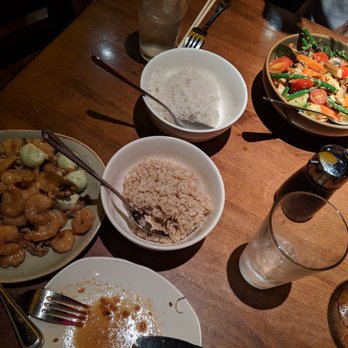 P.F. Chang's - Melon shrimp and Thai chicken - Chinese Near Me - Riverside, California P.F. Chang's - Melon shrimp and Thai chicken - Chinese Near Me - Riverside, California