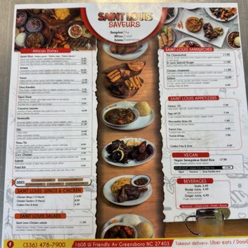 Saint Louis Saveurs - Menu - Sandwiches Near Me - Greensboro, North Carolina Saint Louis Saveurs - Menu - Sandwiches Near Me - Greensboro, North Carolina