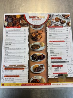 Menu photo 1 Saint Louis Saveurs Greensboro, NC Menu photo 1 Saint Louis Saveurs Greensboro, NC