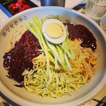 Lasung House - Spicy Cold Wheat Noodle - Korean Near Me - Los Angeles, California Lasung House - Spicy Cold Wheat Noodle - Korean Near Me - Los Angeles, California